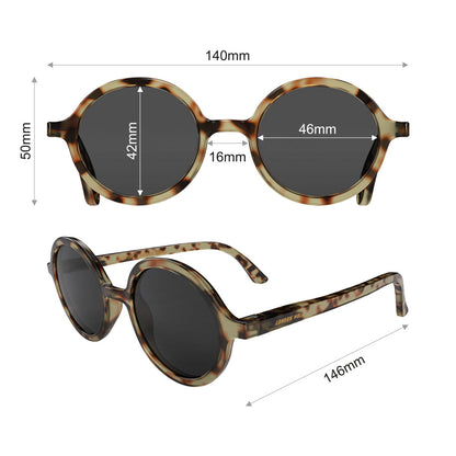 London Mole Artist Sunglasses Gloss Grey Tortoise Shell / Black V398-LM-SART-GTS-K