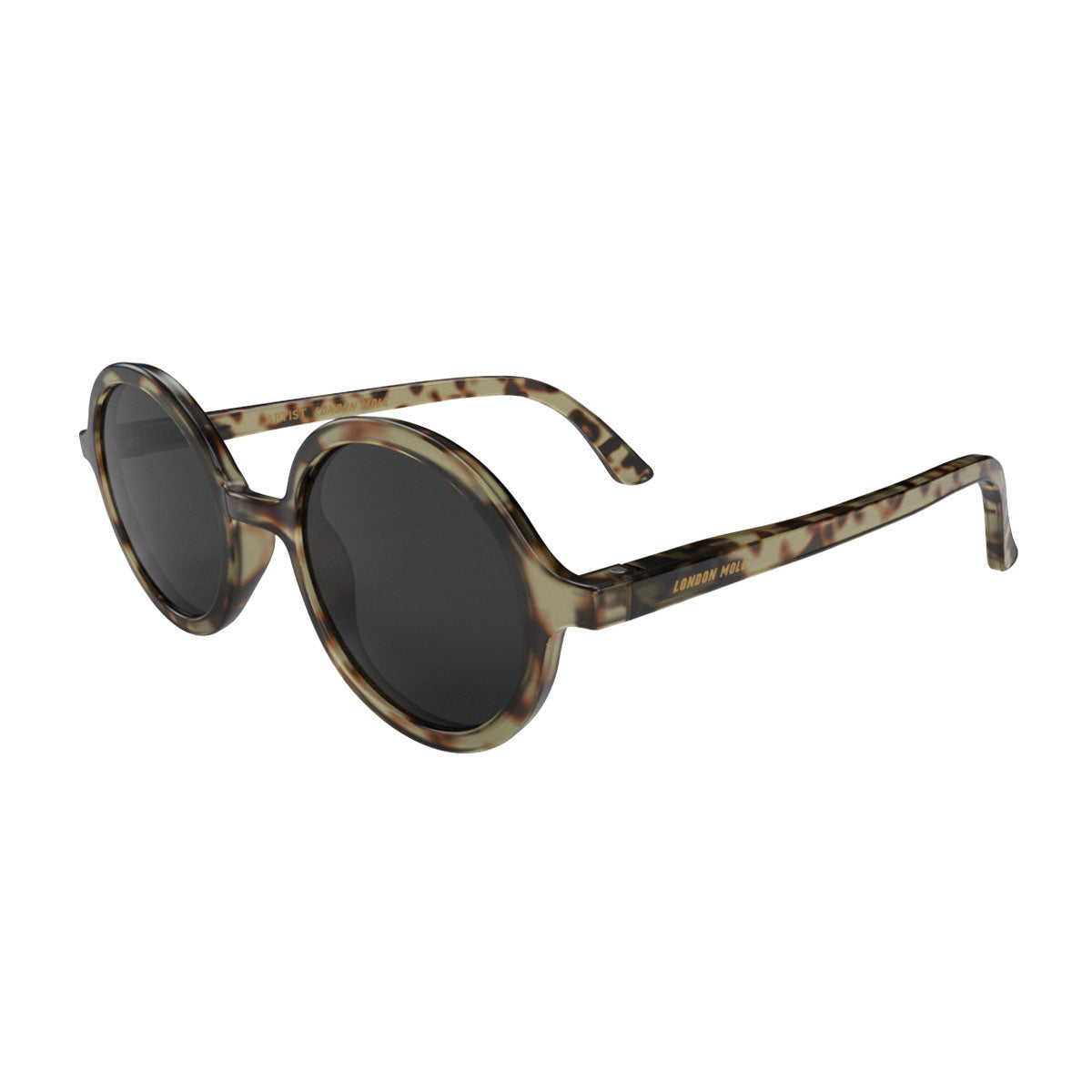 London Mole Artist Sunglasses Gloss Grey Tortoise Shell / Black V398-LM-SART-GTS-K