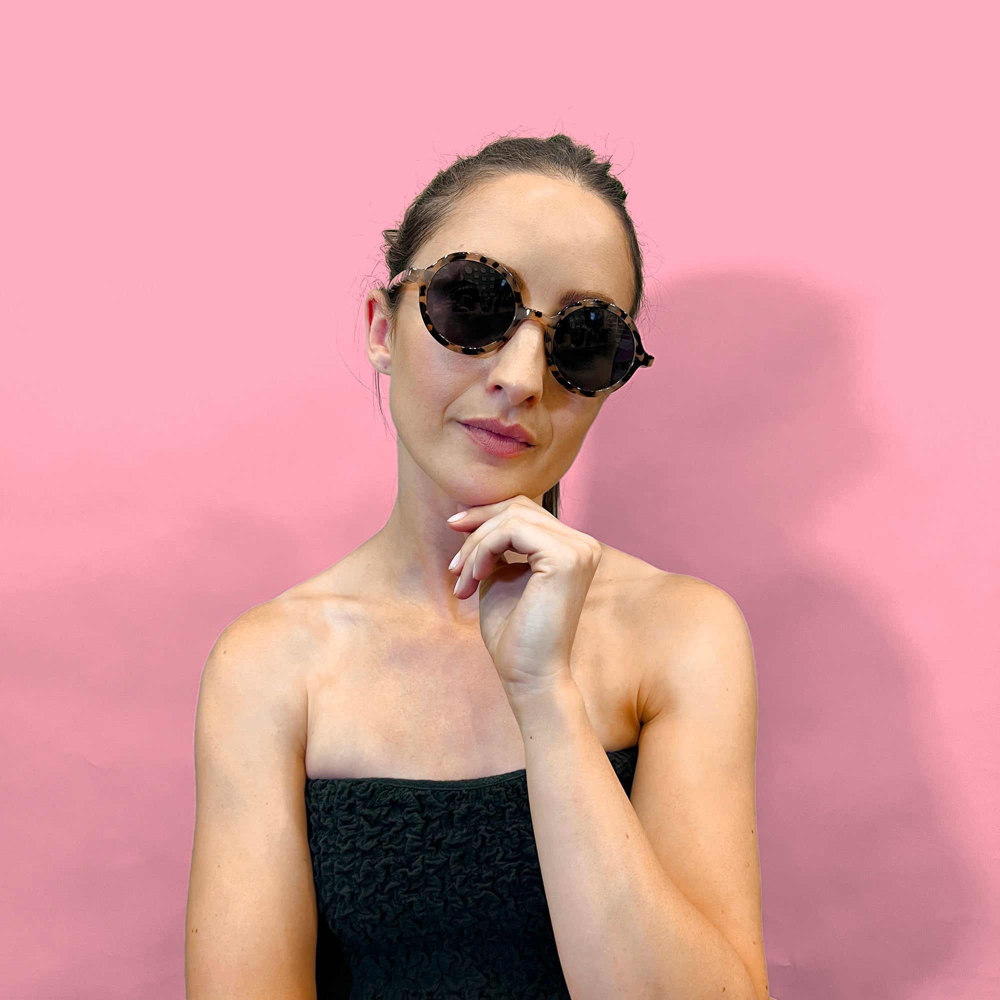 London Mole Artist Sunglasses Gloss Grey Tortoise Shell / Black V398-LM-SART-GTS-K