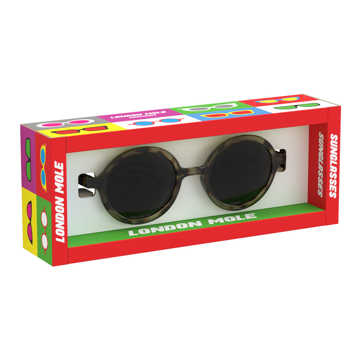London Mole Artist Sunglasses Gloss Grey Tortoise Shell / Black V398-LM-SART-GTS-K