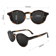 London Mole Graduate Sunglasses Gloss Brown Tortoiseshell V398-LM-SGRA-TS-K