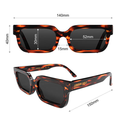 London Mole Icy Sunglasses Gloss Tortoise Shell / Black V398-LM-SICY-TS-K