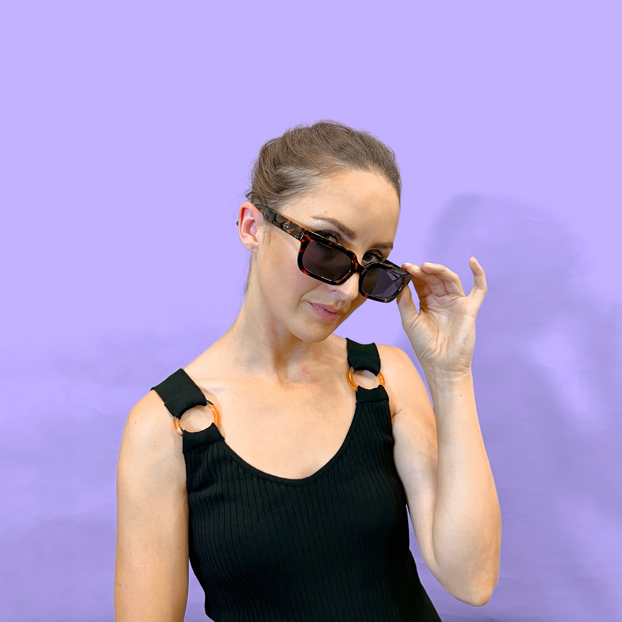 London Mole Icy Sunglasses Gloss Tortoise Shell / Black V398-LM-SICY-TS-K