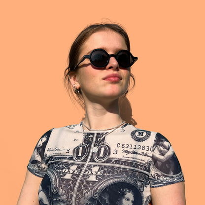 London Mole Moley Sunglasses Gloss Black / Black V398-LM-SMOL-GK-K