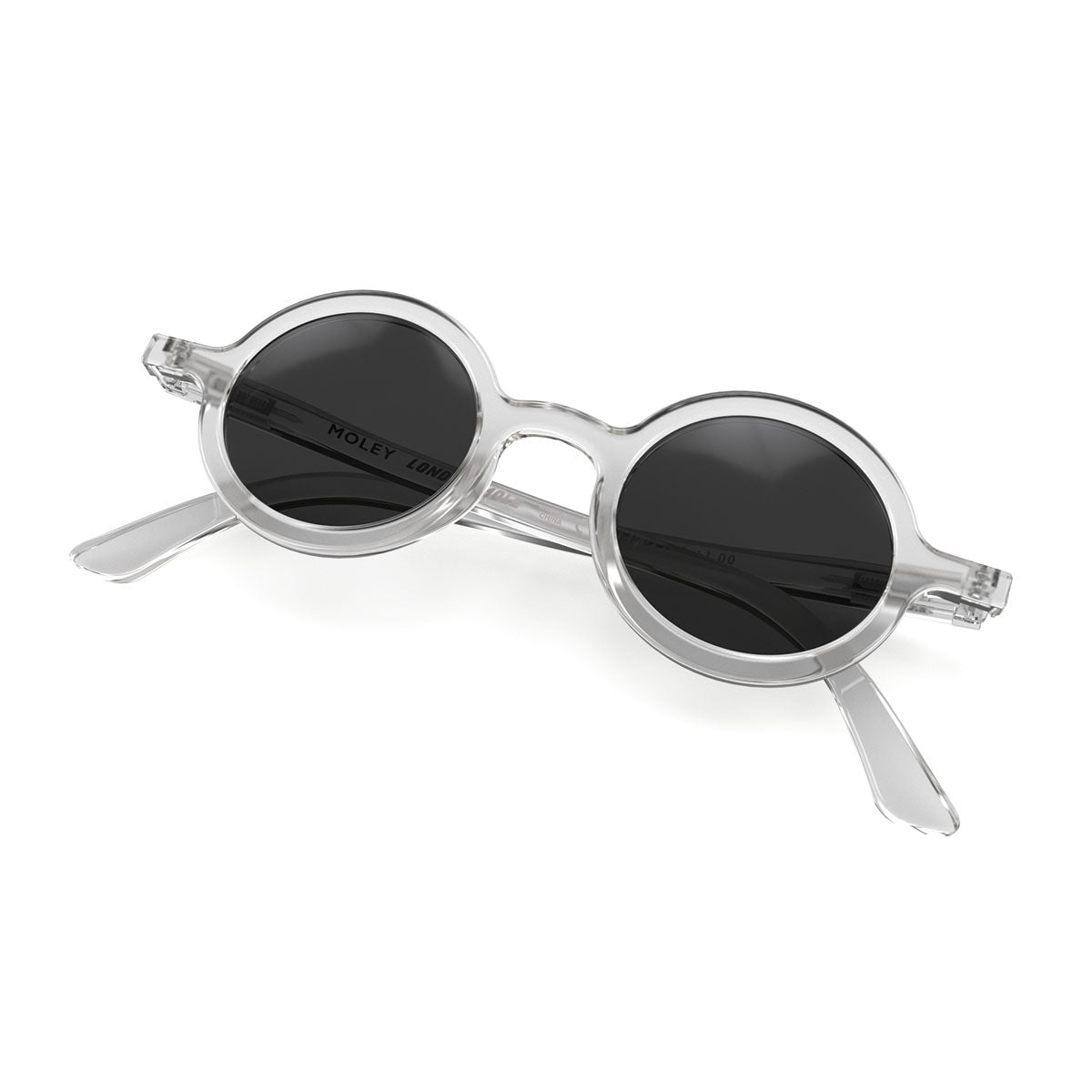 London Mole Moley Sunglasses Transparent / Black V398-LM-SMOL-T-K