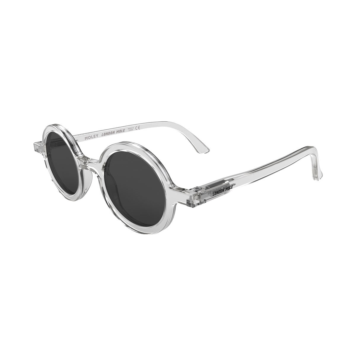 London Mole Moley Sunglasses Transparent / Black V398-LM-SMOL-T-K