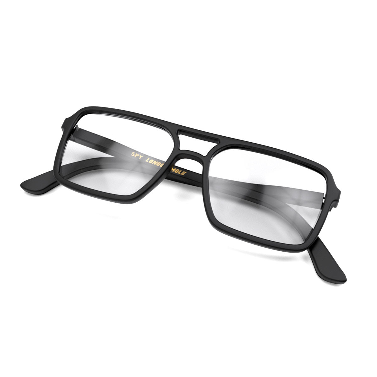 London Mole Spy Blue Blocker Glasses Matte Black V398-LM-SPY-MK-0