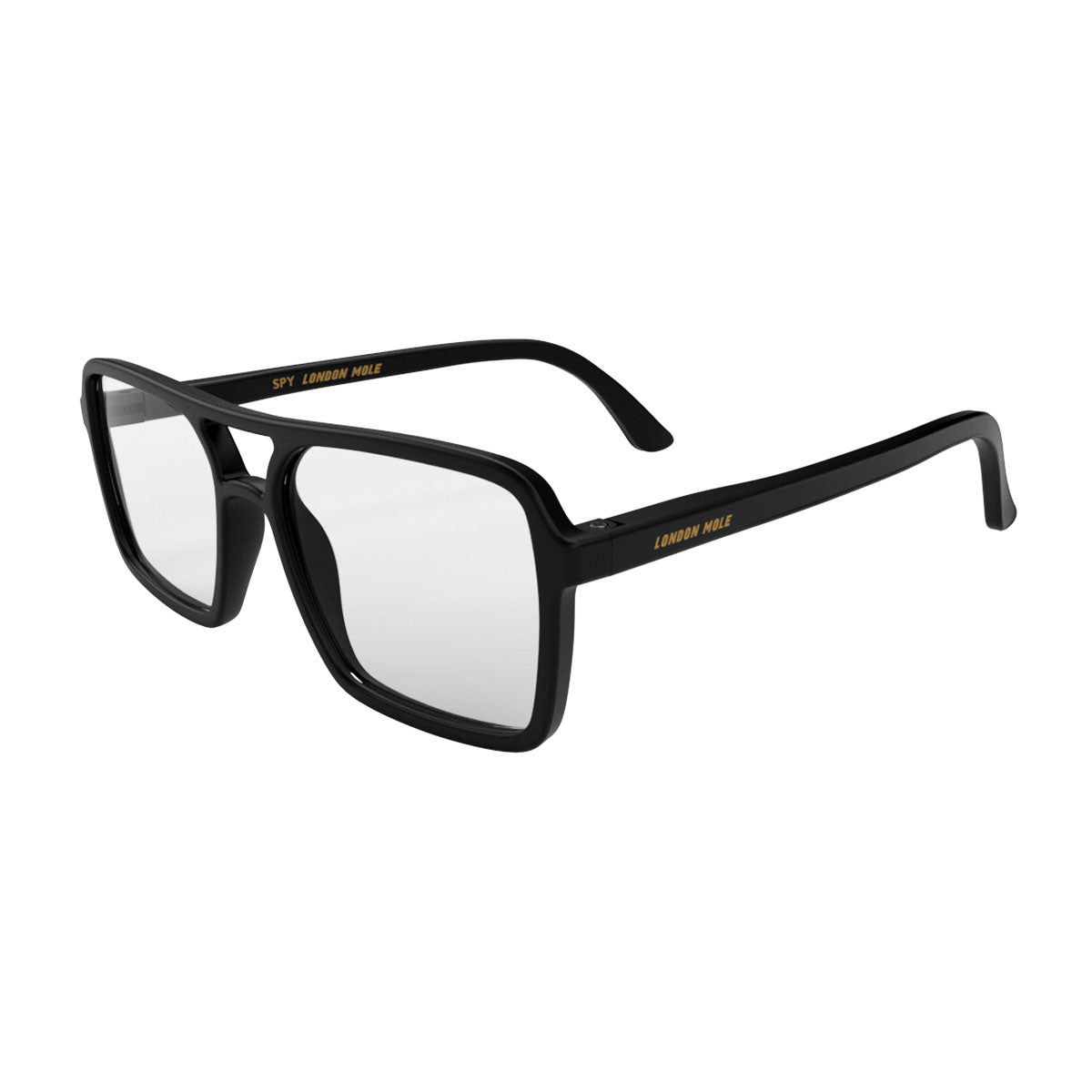 London Mole Spy Blue Blocker Glasses Matte Black V398-LM-SPY-MK-0
