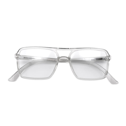 London Mole Spy Blue Blocker Glasses Transparent V398-LM-SPY-T-0