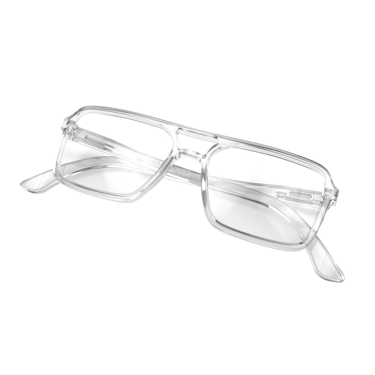 London Mole Spy Blue Blocker Glasses Transparent V398-LM-SPY-T-0