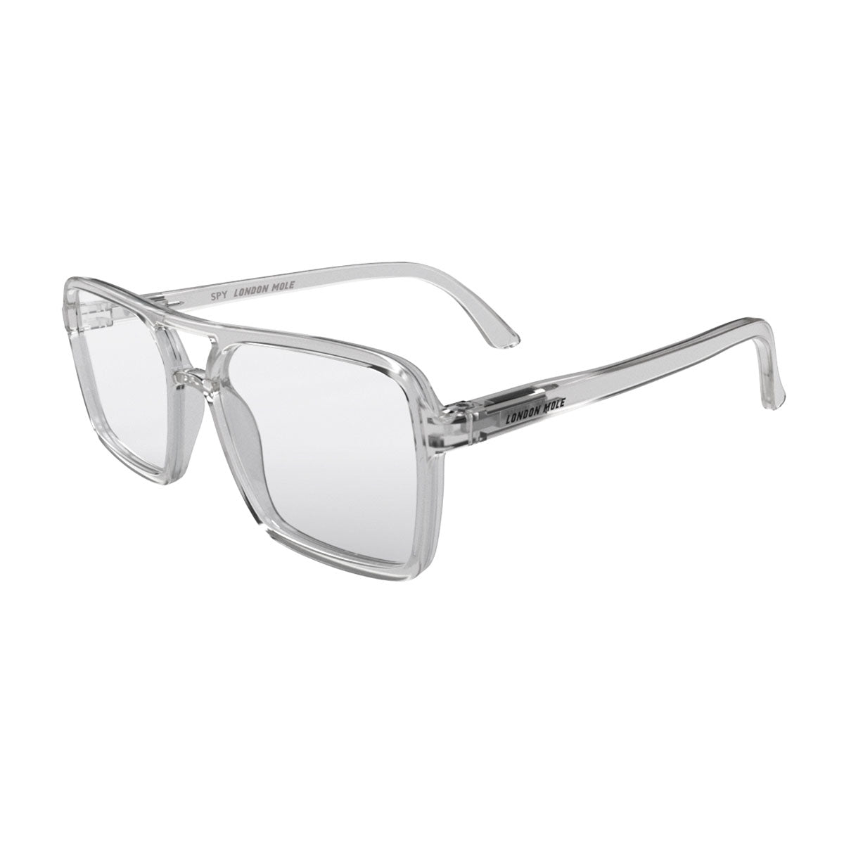 London Mole Spy Blue Blocker Glasses Transparent V398-LM-SPY-T-0