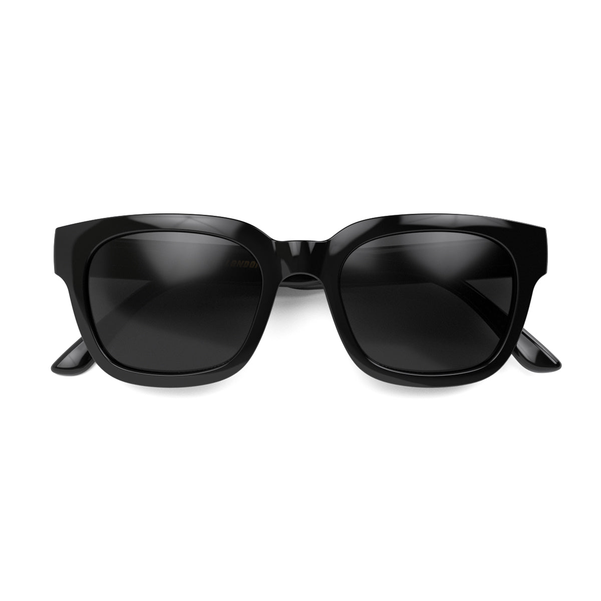London Mole Tricky Sunglasses Gloss Black / Black V398-LM-STRI-GK-K