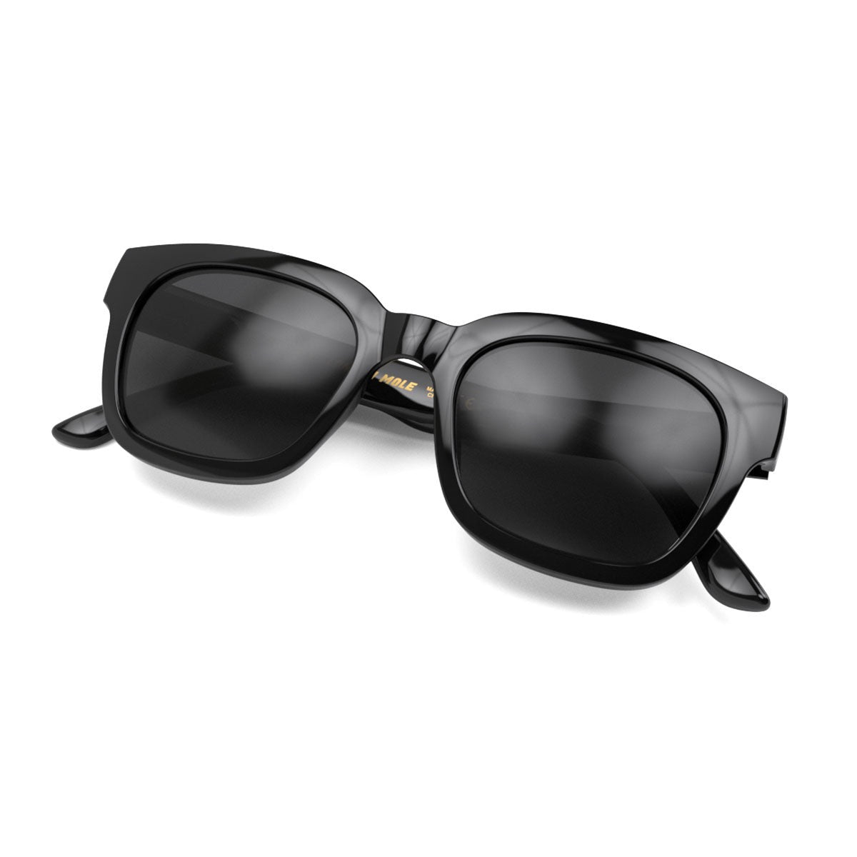 London Mole Tricky Sunglasses Gloss Black / Black V398-LM-STRI-GK-K