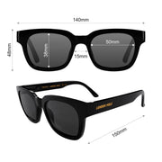 London Mole Tricky Sunglasses Gloss Black / Black V398-LM-STRI-GK-K