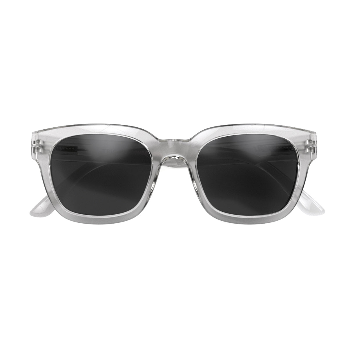 London Mole Tricky Sunglasses Gloss Transparent / Black V398-LM-STRI-T-K