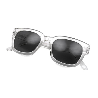 London Mole Tricky Sunglasses Gloss Transparent / Black V398-LM-STRI-T-K