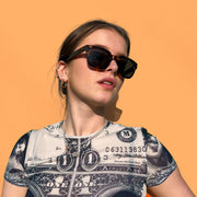 London Mole Tricky Sunglasses Gloss Tortoise Shell / Black V398-LM-STRI-TS-K