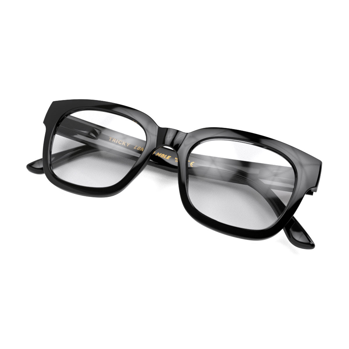 London Mole Tricky Blue Blocker Glasses Gloss Black V398-LM-TRI-GK-0