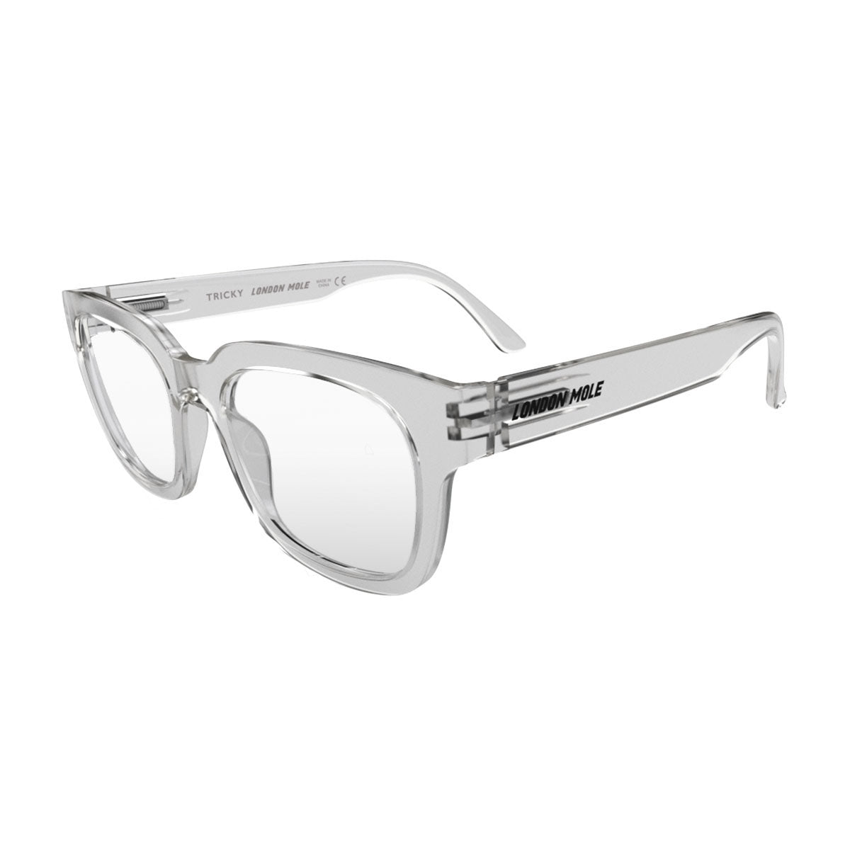 London Mole Tricky Blue Blocker Glasses Gloss Transparent V398-LM-TRI-T-0