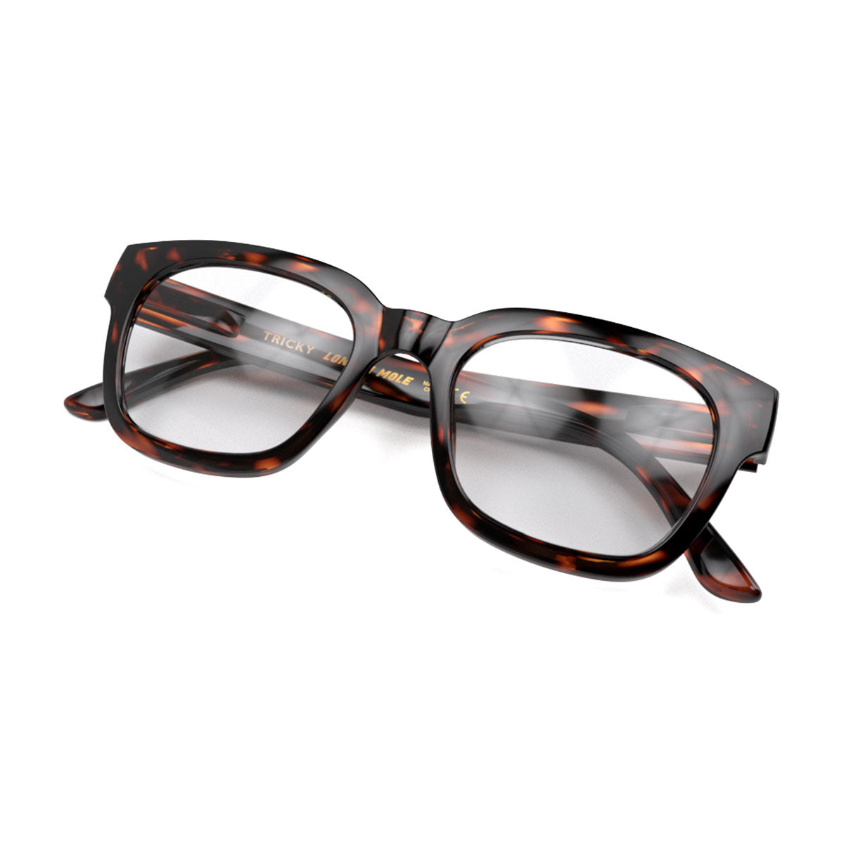 London Mole Tricky Blue Blocker Glasses Tortoise Shell V398-LM-TRI-TS-0