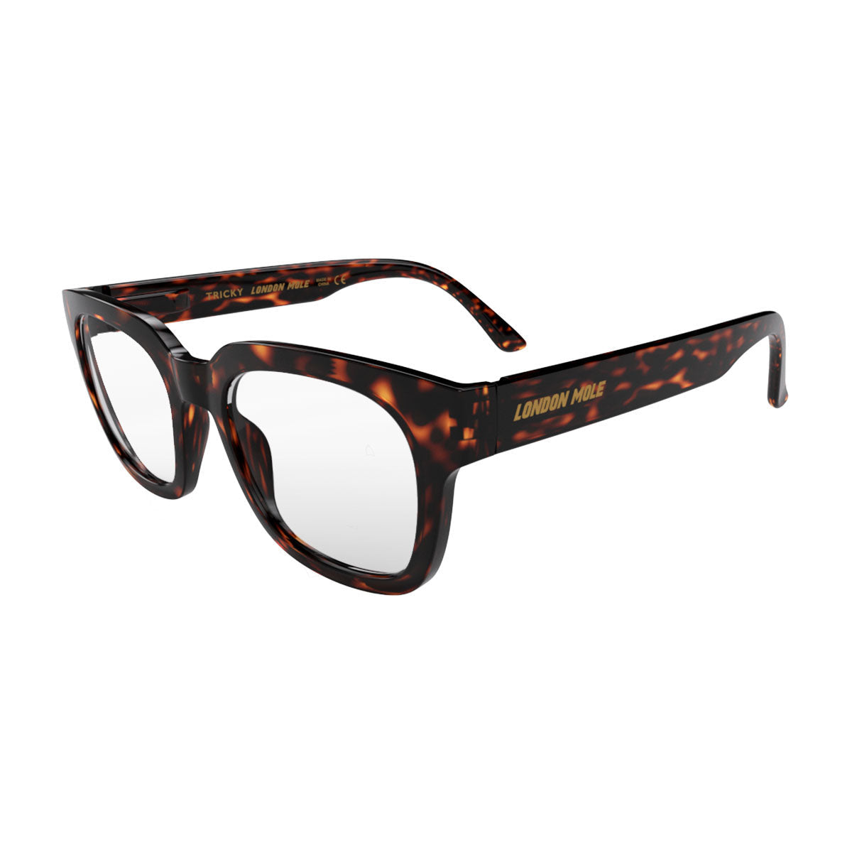 London Mole Tricky Blue Blocker Glasses Tortoise Shell V398-LM-TRI-TS-0