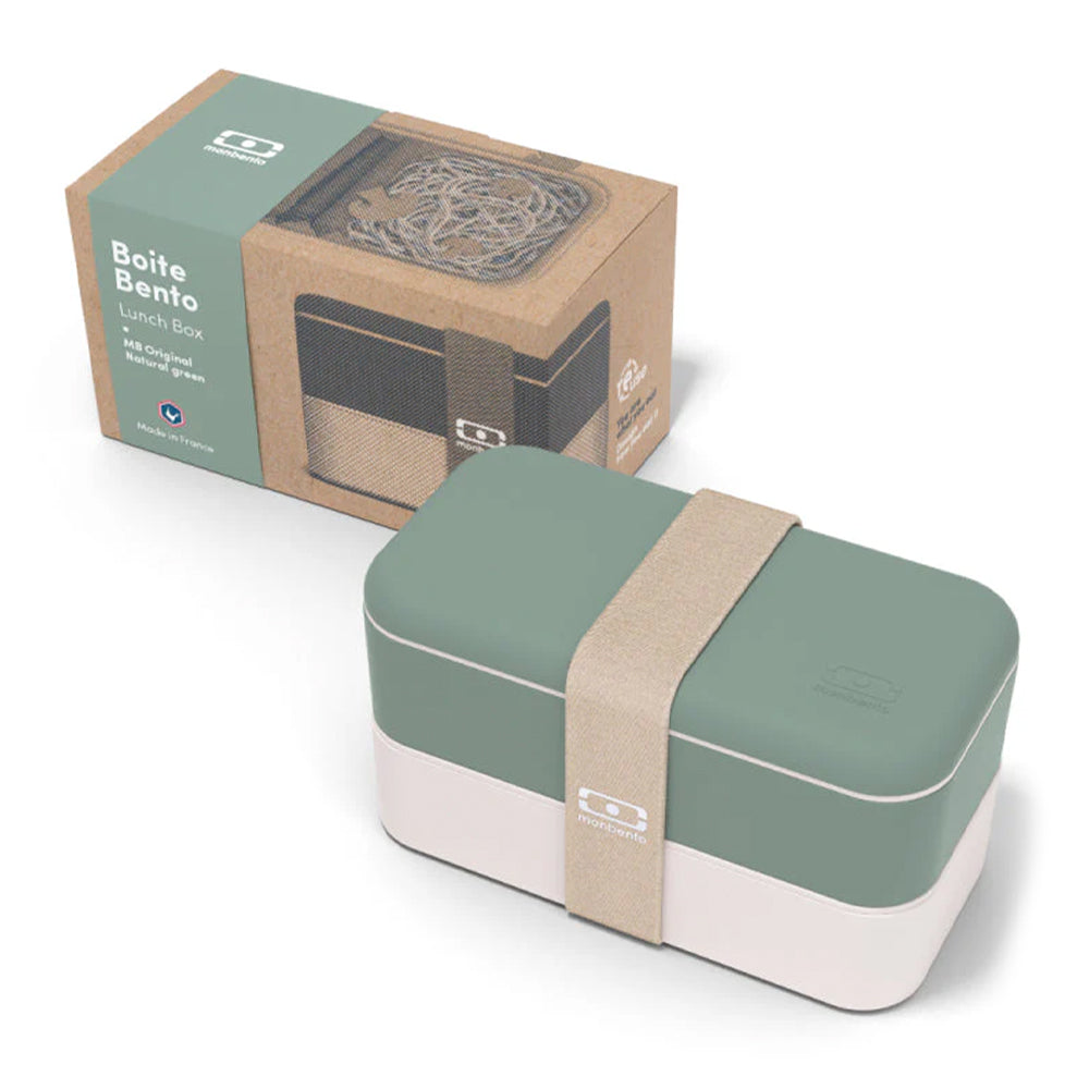 Monbento MB Original Bento Box - Green Natural V398-MO-11900044