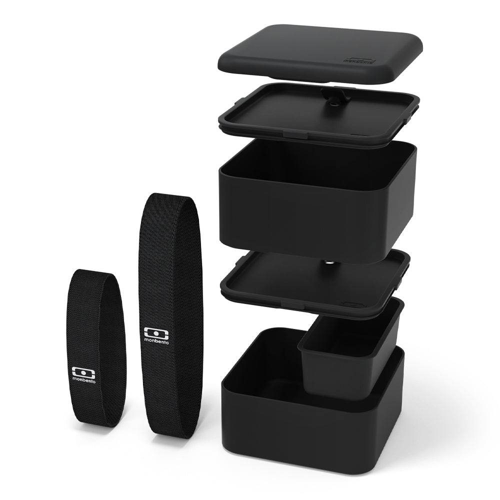 Monbento Mb Square Bento Box - Black Onyx V398-MO-120003002