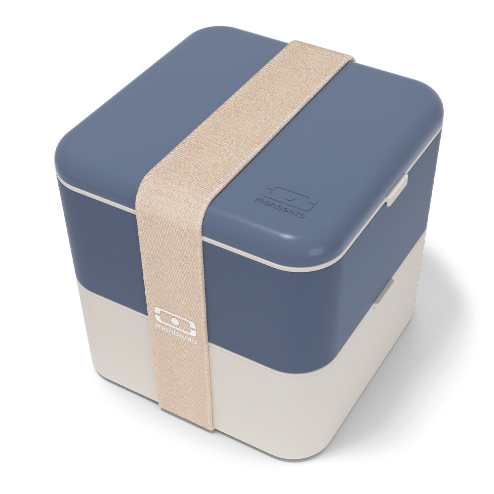 Monbento Mb Square Bento Box - Blue Natural V398-MO-13010060