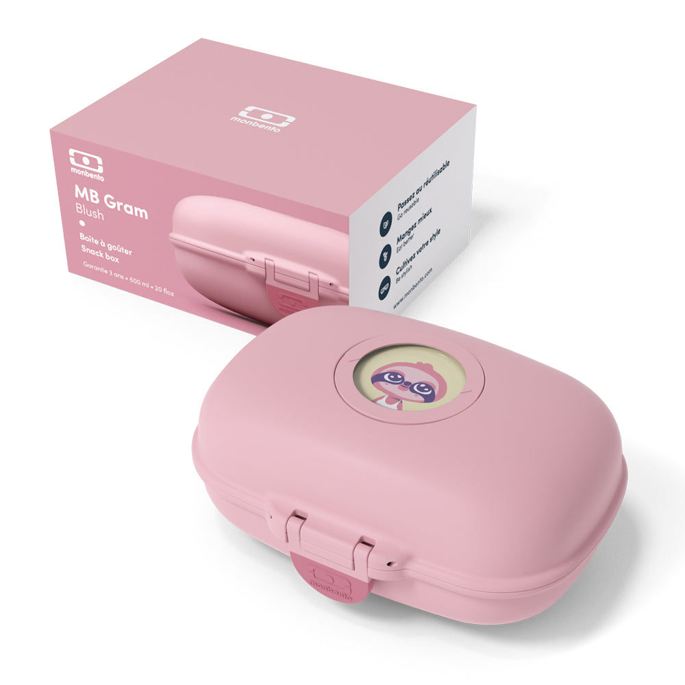 Monbento Mb Gram Kids Snack Box - Pink Blush V398-MO-16010029