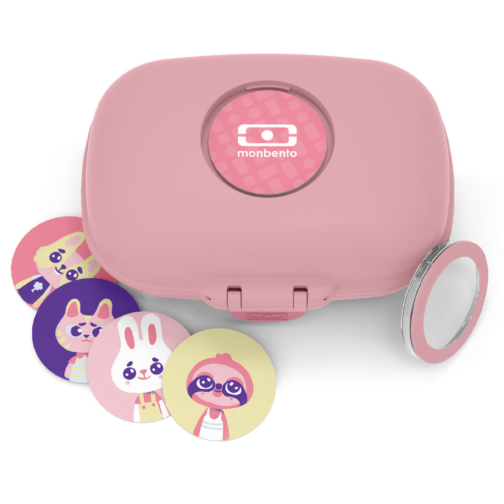 Monbento Mb Gram Kids Snack Box - Pink Blush V398-MO-16010029