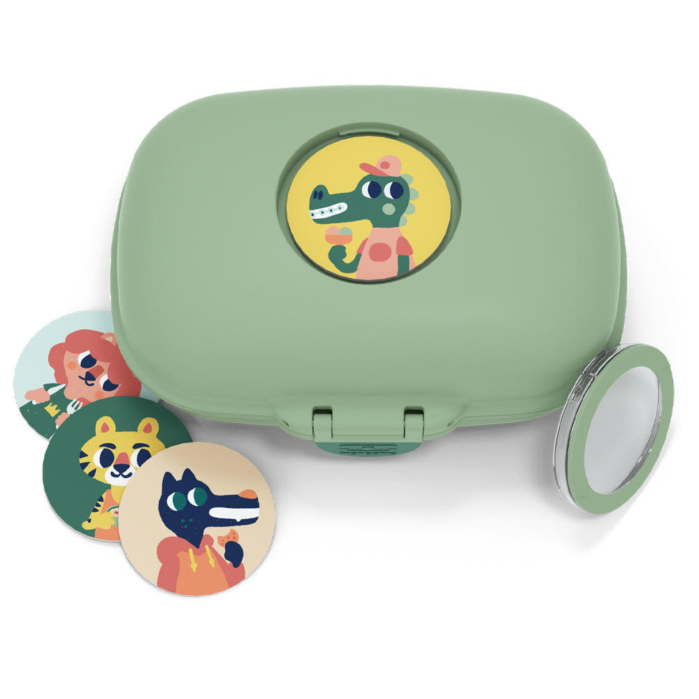 Monbento Mb Gram Kids Snack Box - Green Forest V398-MO-16010065