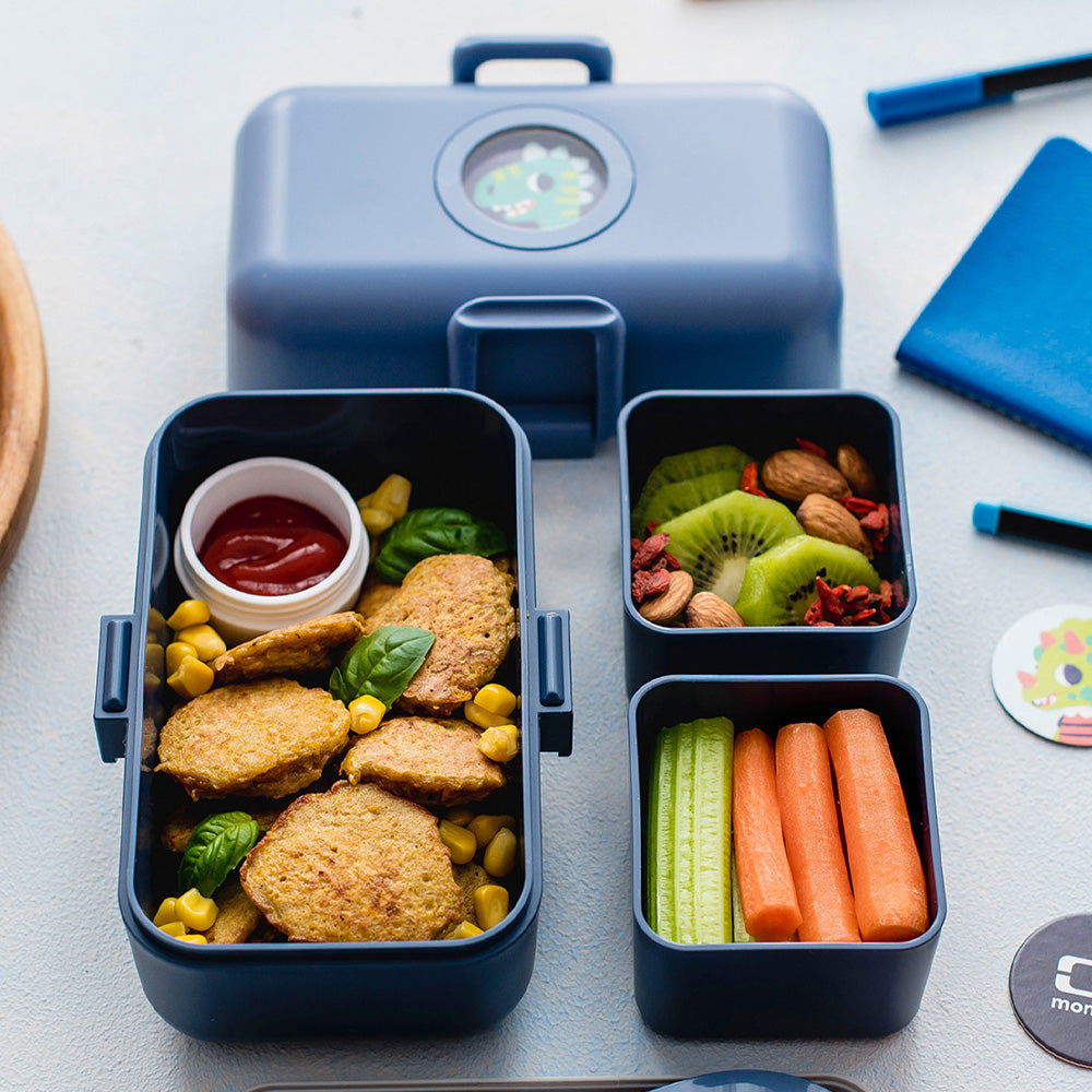 Monbento Mb Tresor Kids Bento Box - Blue Infinity V398-MO-17010028