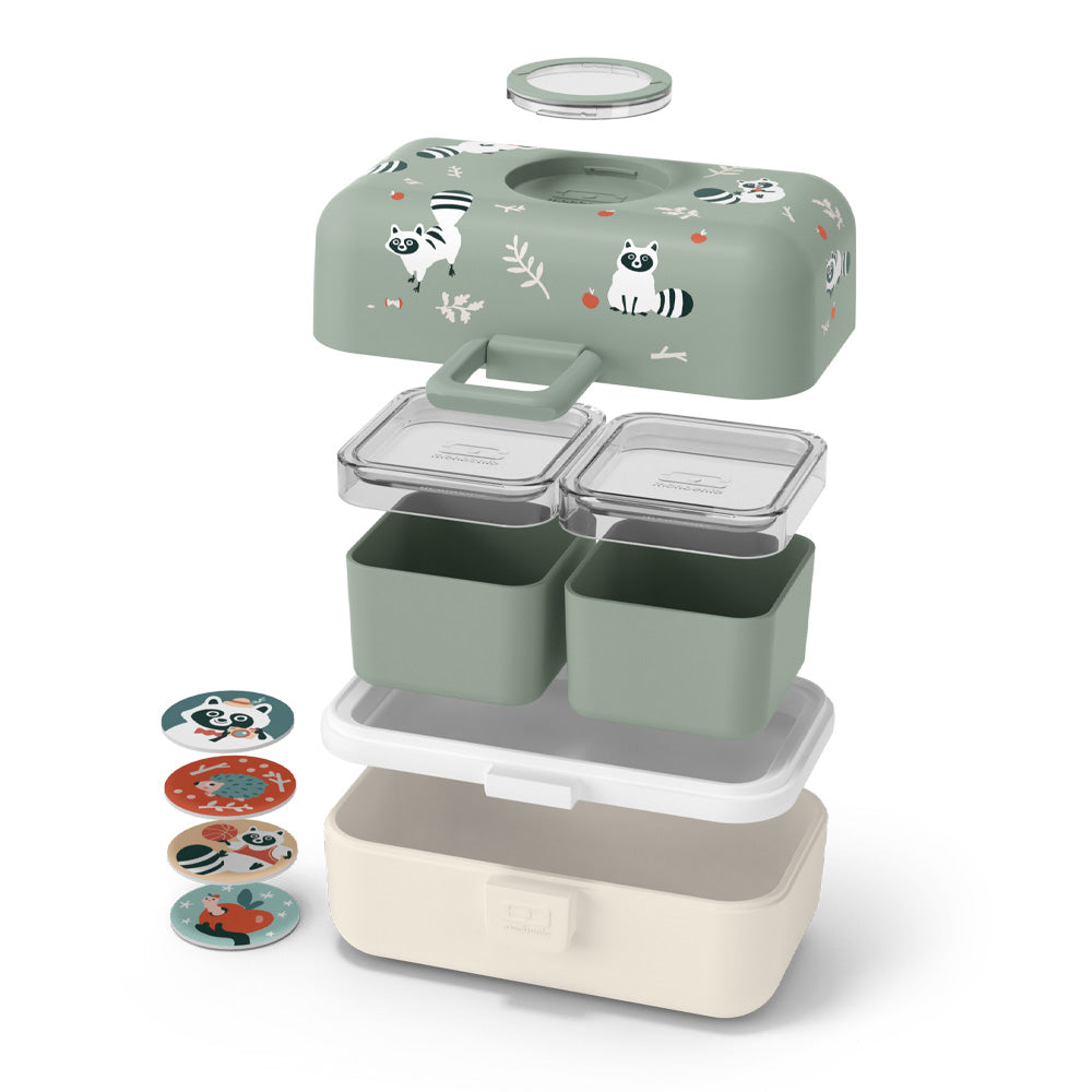 Monbento Mb Tresor Kids Bento Box - Raccoon V398-MO-17014073