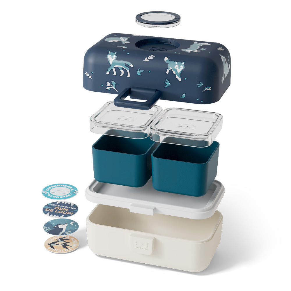 Monbento Mb Tresor Kids Bento Box - Wolf V398-MO-17014125