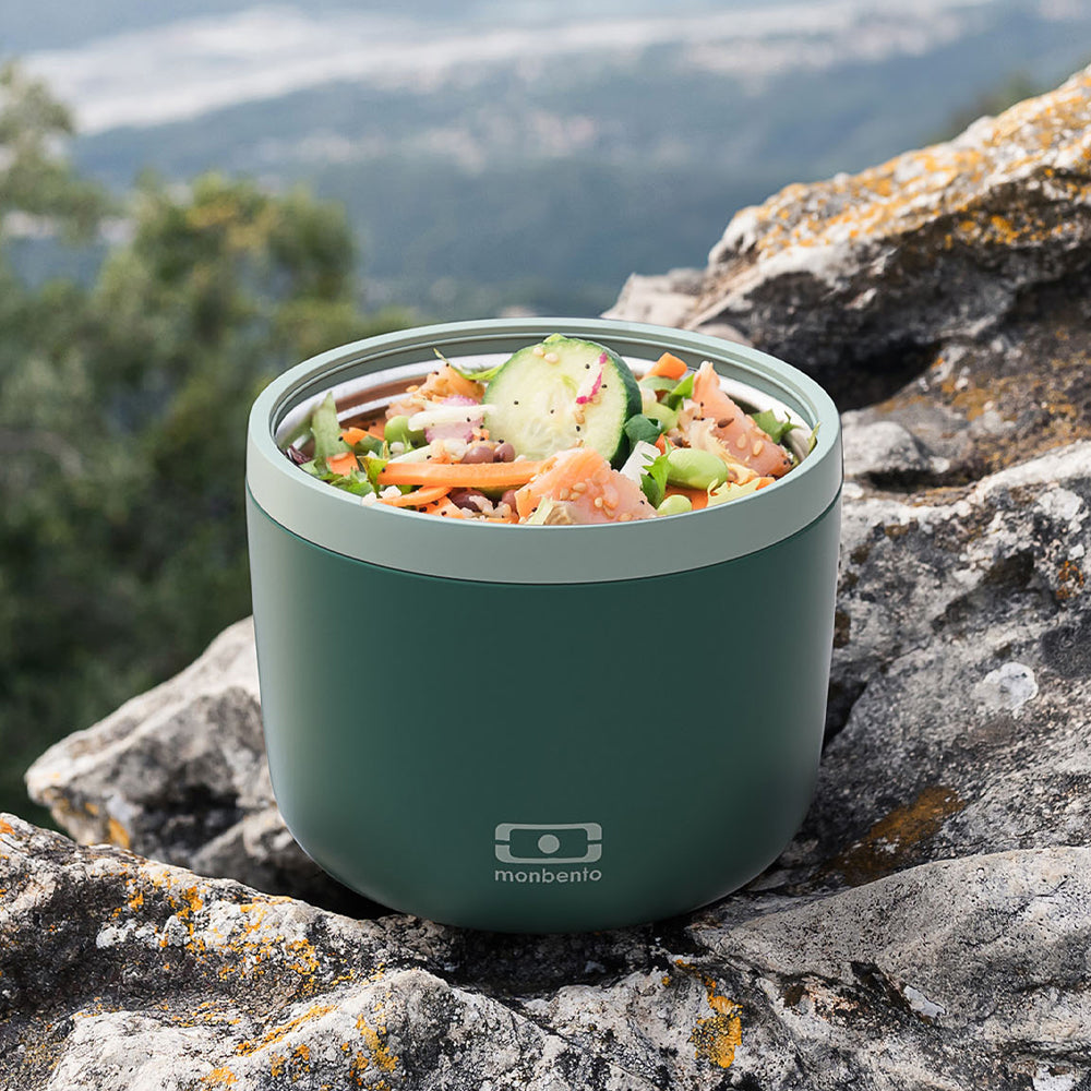 Monbento Mb Element Insulated Bento Box - Bi-Colour Green V398-MO-18270078