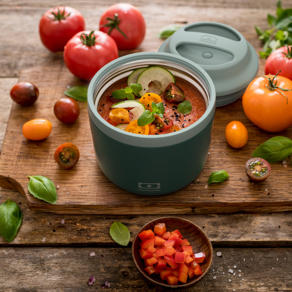 Monbento Mb Element Insulated Bento Box - Bi-Colour Green V398-MO-18270078
