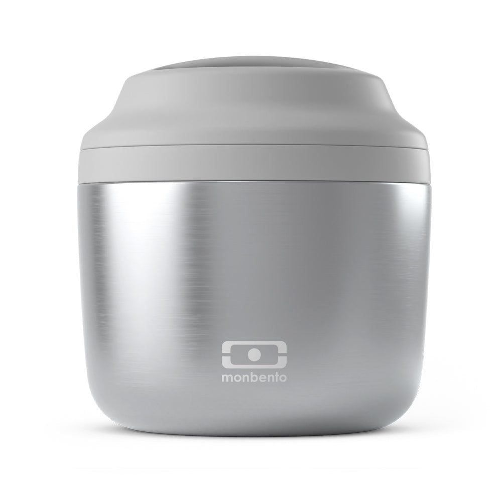Monbento Mb Element Isolated Bento Box - Metallic Silver V398-MO-18273998