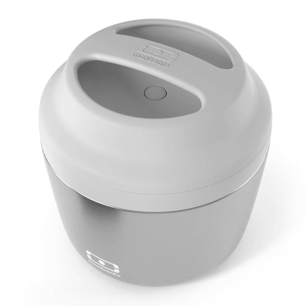 Monbento Mb Element Isolated Bento Box - Metallic Silver V398-MO-18273998