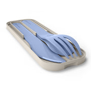 Monbento Mb Pocket Plastic Cutlery Set - Colour Blue Infinity V398-MO-24050028