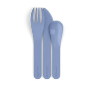 Monbento Mb Pocket Plastic Cutlery Set - Colour Blue Infinity V398-MO-24050028