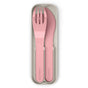 Monbento Mb Pocket Plastic Cutlery Set - Colour Pink Blush V398-MO-24050029