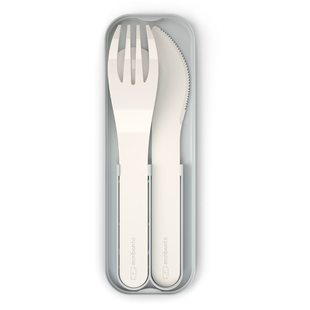 Monbento Mb Pocket Plastic Cutlery Set - Colour Natural V398-MO-24050046