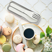 Monbento Mb Pocket Plastic Cutlery Set - Colour Natural V398-MO-24050046