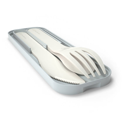 Monbento Mb Pocket Plastic Cutlery Set - Colour Natural V398-MO-24050046