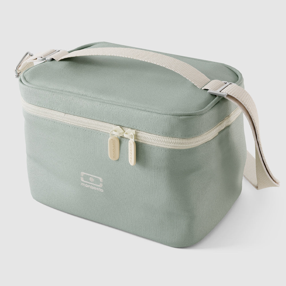 Monbento Arctic Insulated Cooler Lunch Bag - Green Natural V398-MO-39420044
