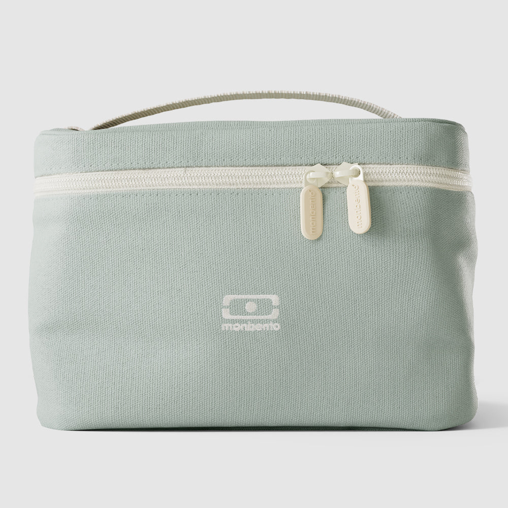 Monbento Arctic Insulated Cooler Lunch Bag - Green Natural V398-MO-39420044