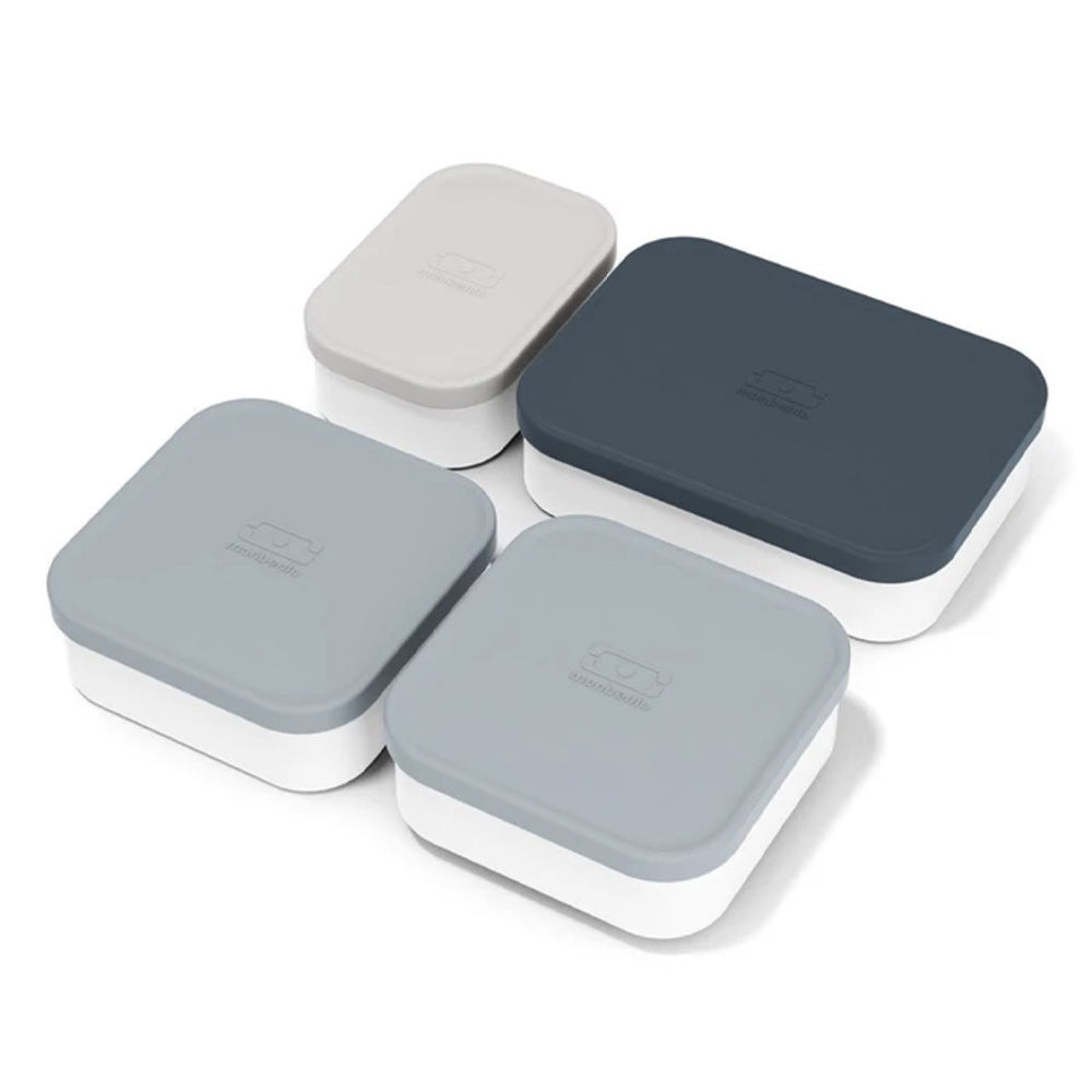 Monbento MB Extra Bento Box Containers - Grey Blue Mix V398-MO-41190011