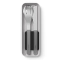 Monbento Mb Slim Box Stainless Steel Cutlery Set - Trio Knife - Black V398-MO-50300002