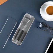 Monbento Mb Slim Box Stainless Steel Cutlery Set - Trio Knife - Black V398-MO-50300002