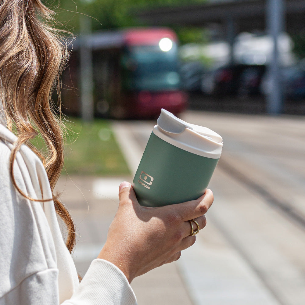 Monbento Travel Mug S - Green Natural V398-MO-74440044